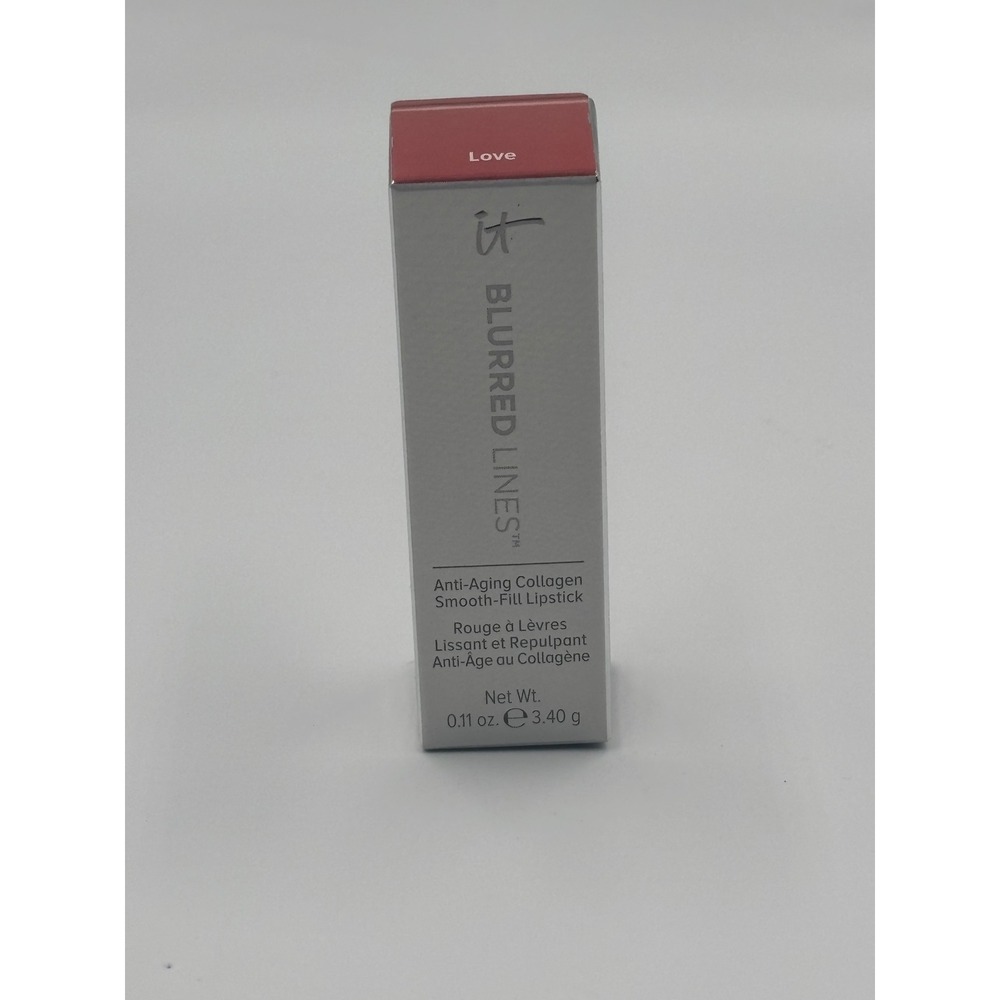 IT Cosmetics Blurred Lines Anti-Aging Collagen Smooth-Fill Lipstick Love 0.11oz